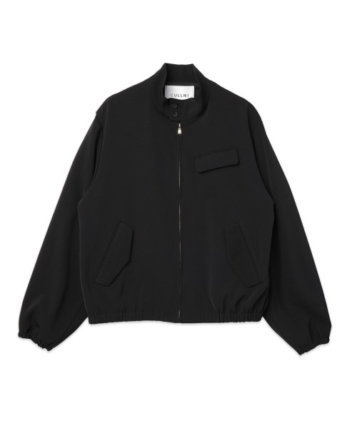 Dry Stretch Twill Minimal Harrington Jacket