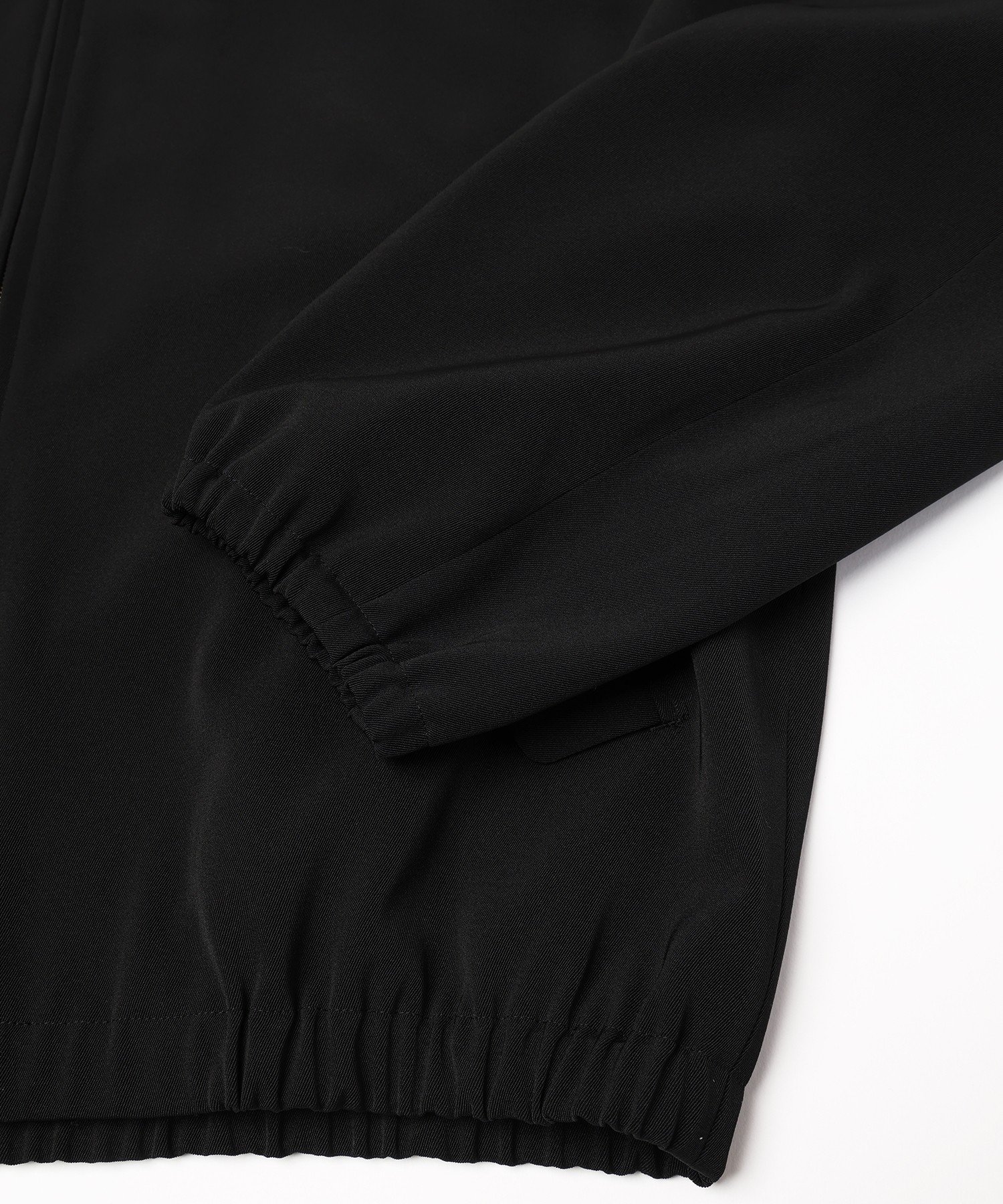 Dry Stretch Twill Minimal Harrington Jacket