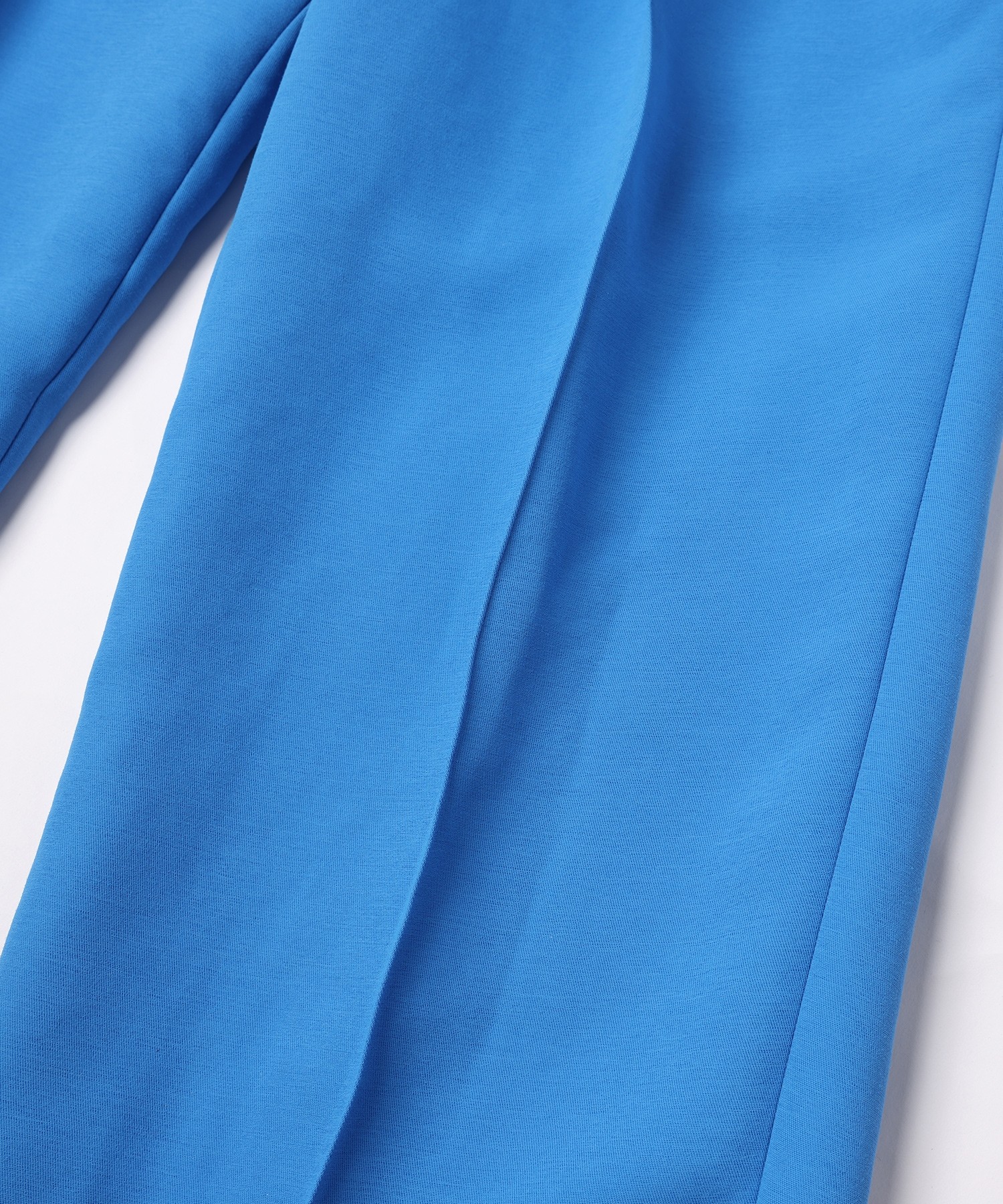 Structured Twill Double Cloth Pintuck 2Tuck Drawstring Wide Pants