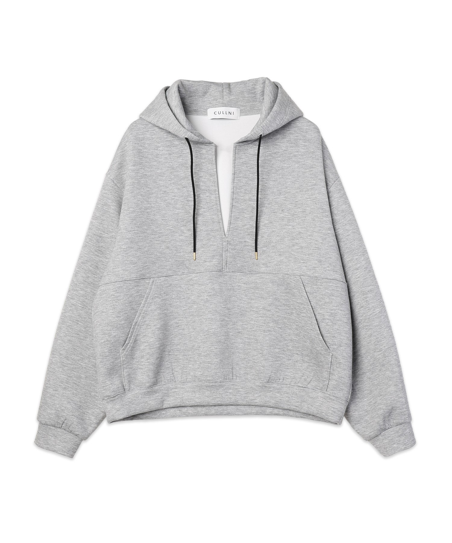 Minimal Skipper Double Face Hoodie