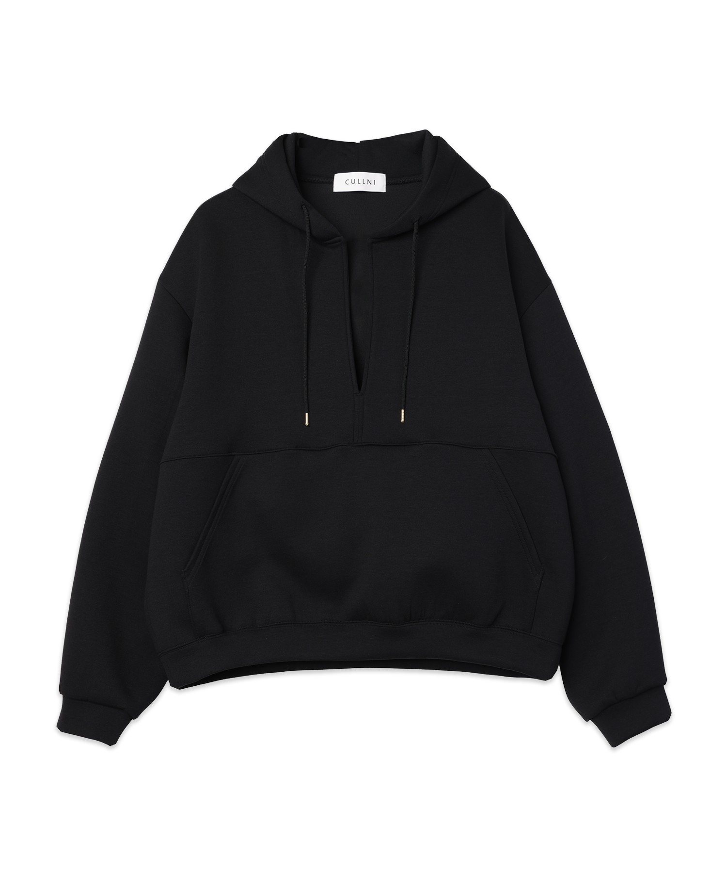 Minimal Skipper Double Face Hoodie