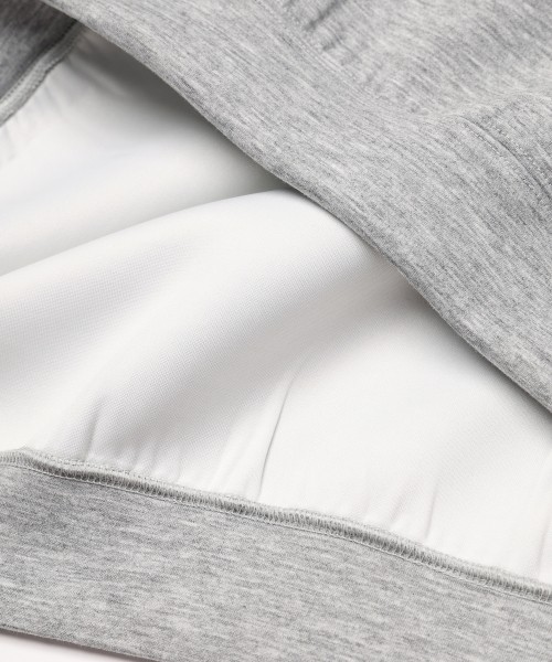 Minimal Skipper Double Face Hoodie