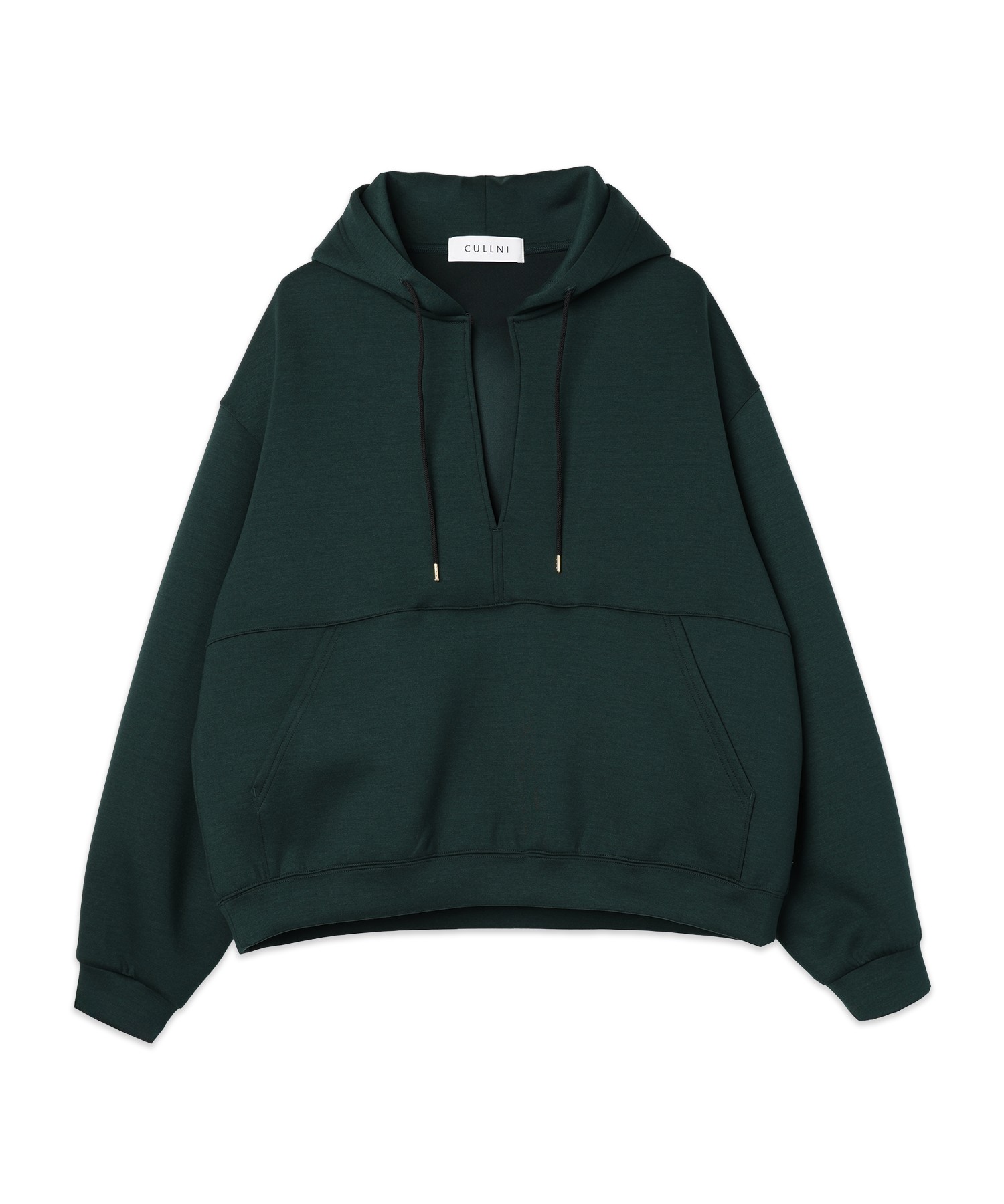 Minimal Skipper Double Face Hoodie