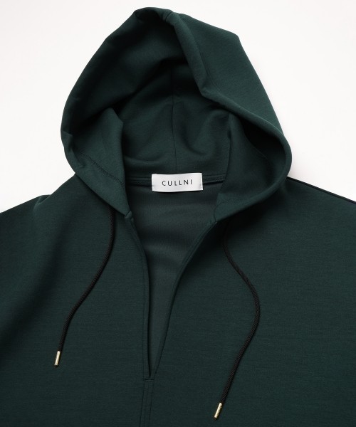 Minimal Skipper Double Face Hoodie