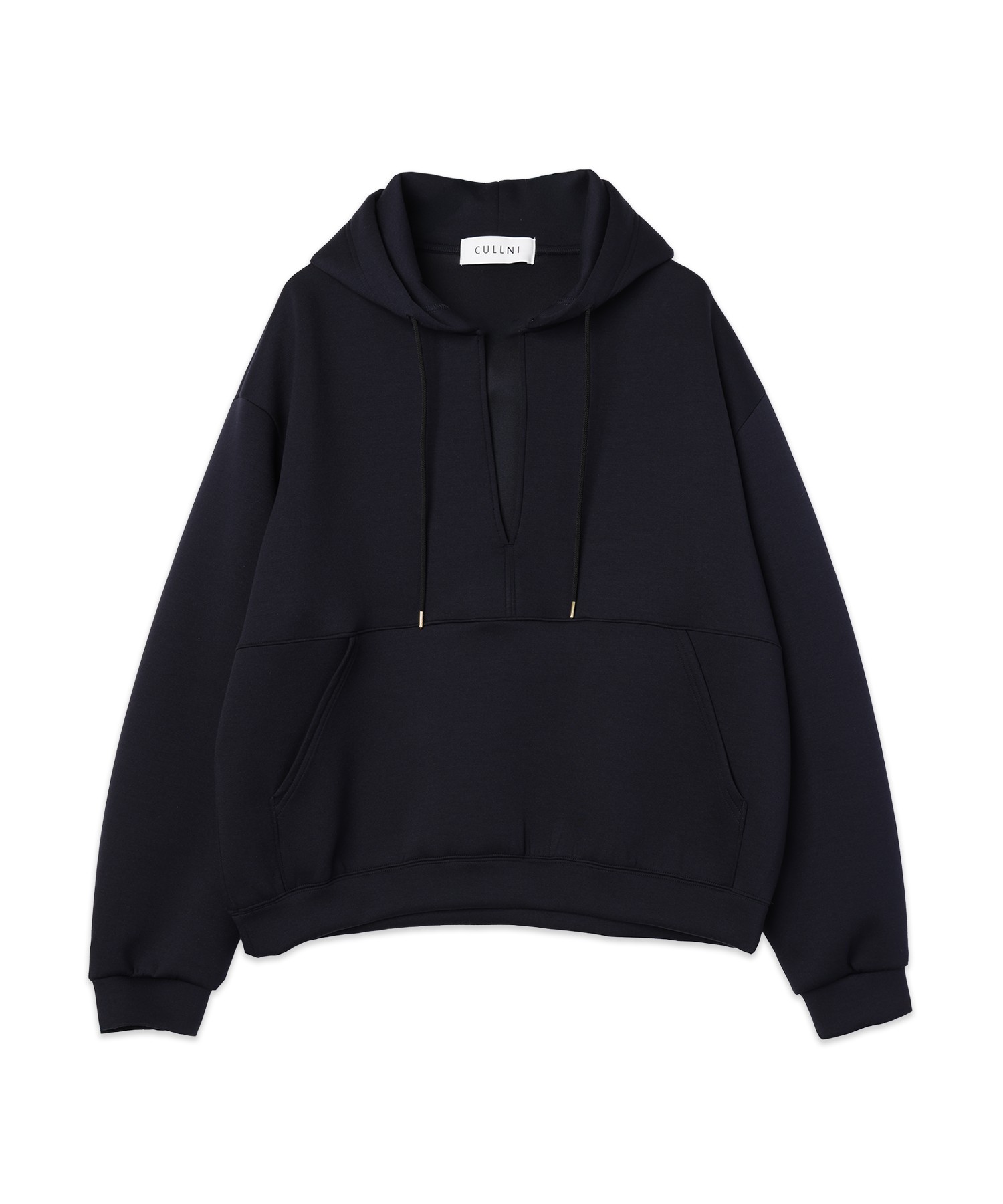 Minimal Skipper Double Face Hoodie