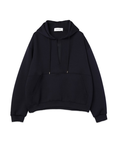 Minimal Skipper Double Face Hoodie