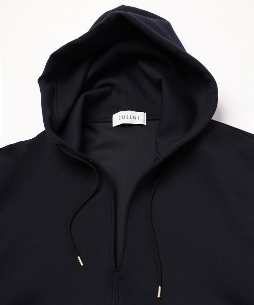 Minimal Skipper Double Face Hoodie