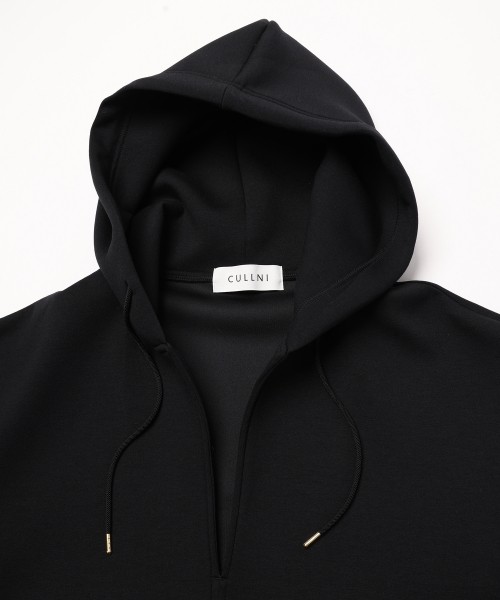Minimal Skipper Double Face Hoodie