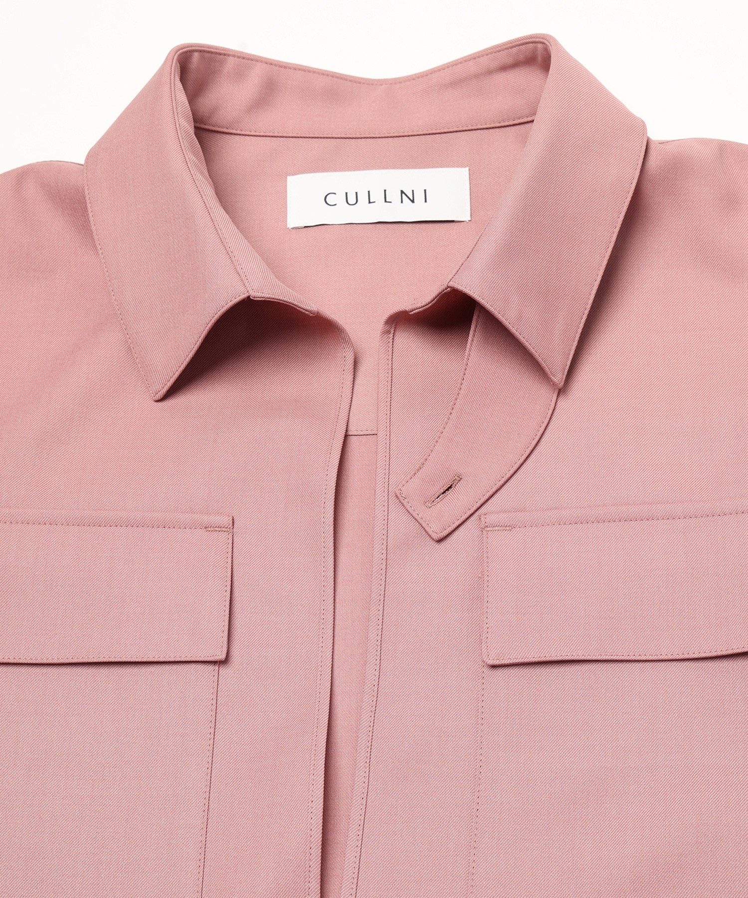 Dry Gabardine Skipper Collar Long Sleeve Shirt