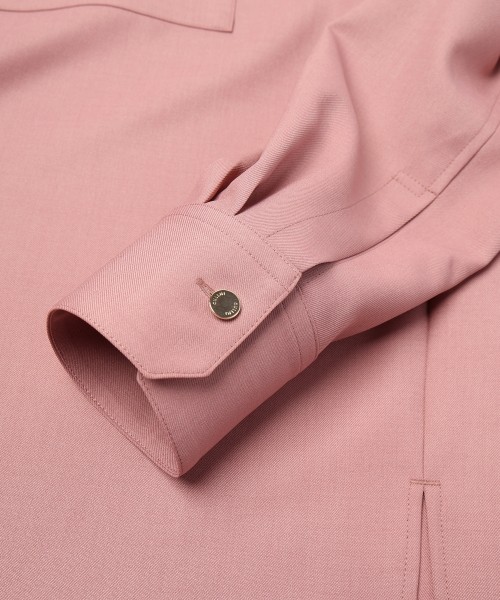 Dry Gabardine Skipper Collar Long Sleeve Shirt