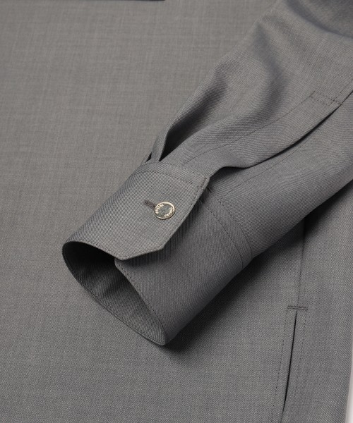 Dry Gabardine Skipper Collar Long Sleeve Shirt