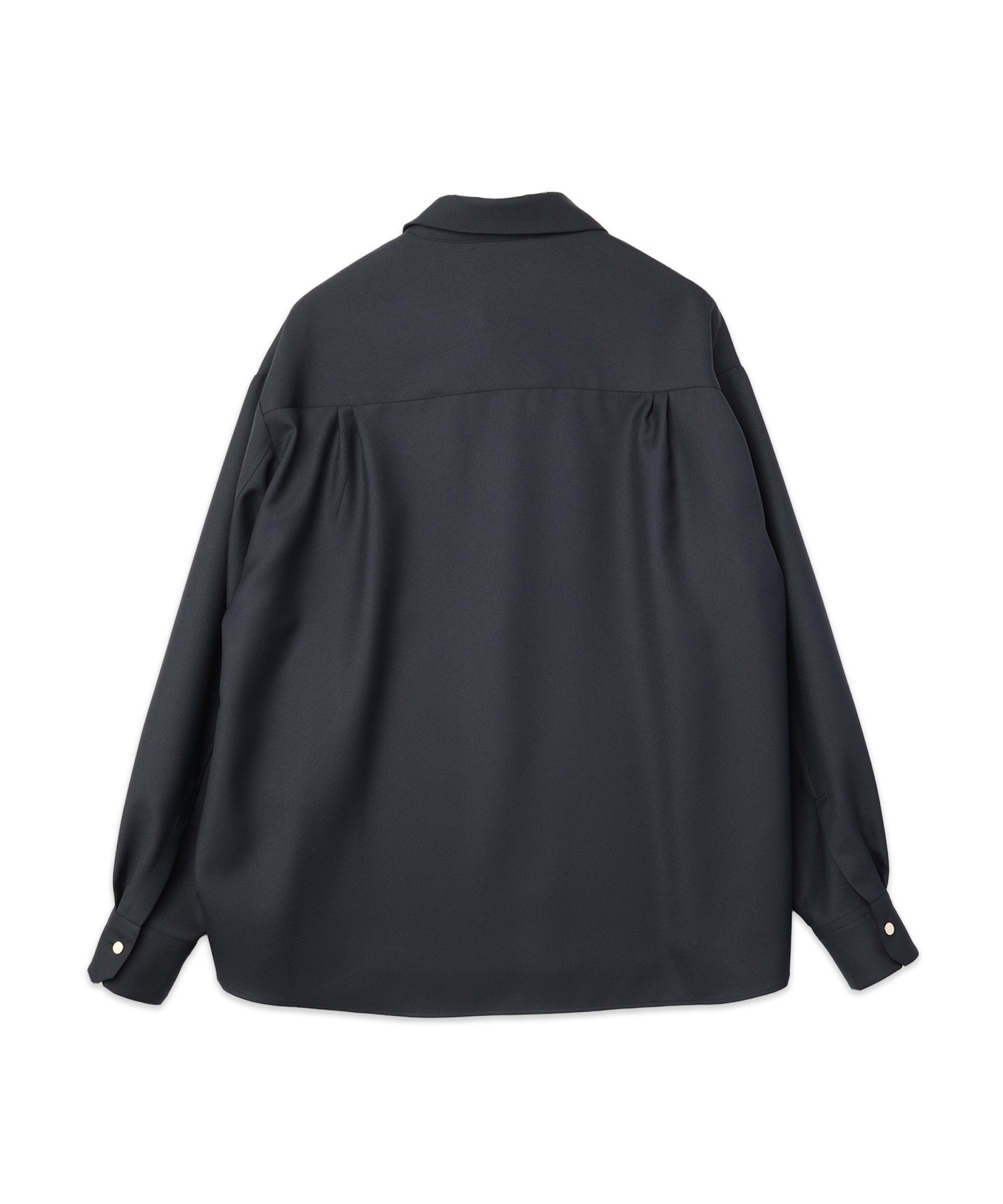 Dry Gabardine Skipper Collar Long Sleeve Shirt