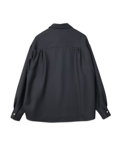 Dry Gabardine Skipper Collar Long Sleeve Shirt