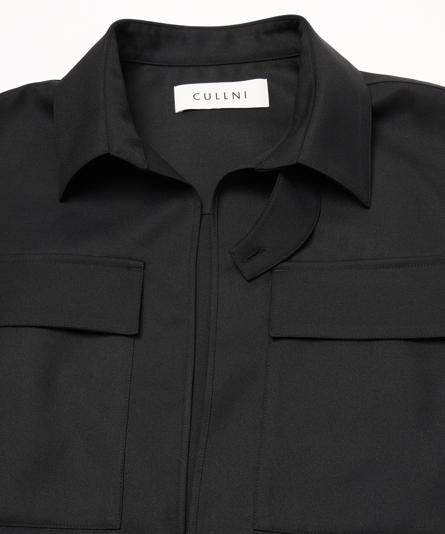 Dry Gabardine Skipper Collar Long Sleeve Shirt