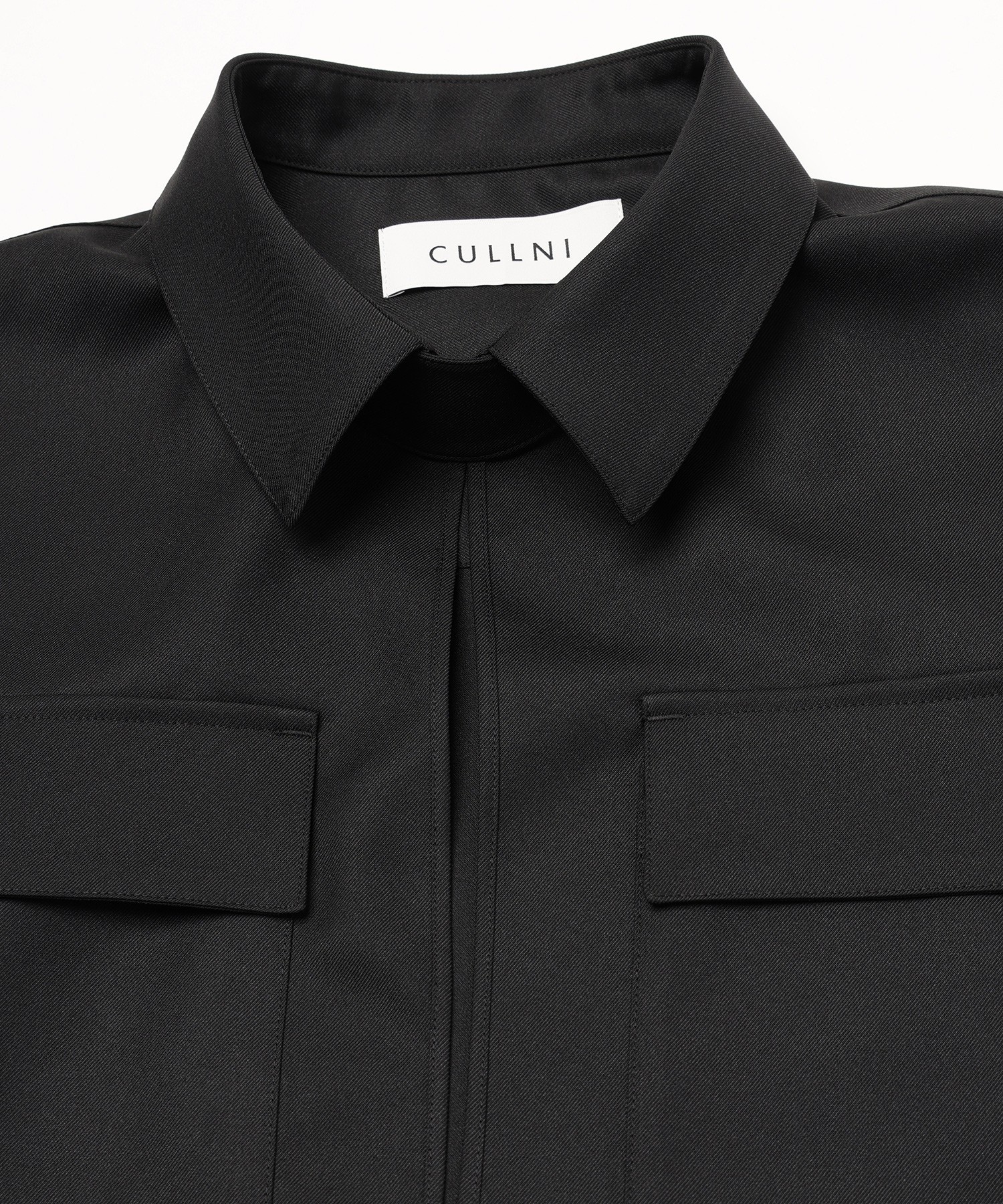 Dry Gabardine Skipper Collar Long Sleeve Shirt