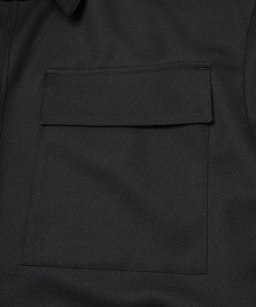 Dry Gabardine Skipper Collar Long Sleeve Shirt