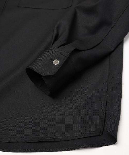 Dry Gabardine Skipper Collar Long Sleeve Shirt