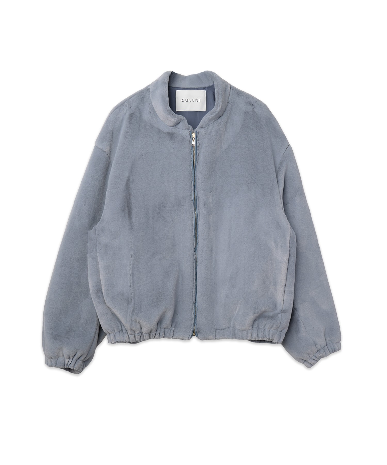 Clean Eco Fur Zip Up Minimal MA-1 Blouson