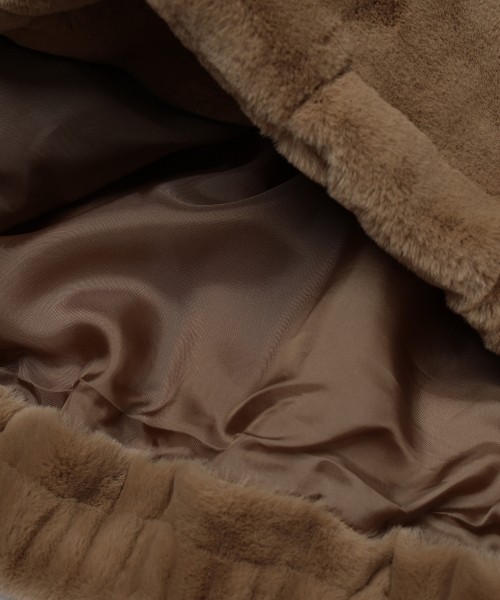 Clean Eco Fur Zip Up Minimal MA-1 Blouson