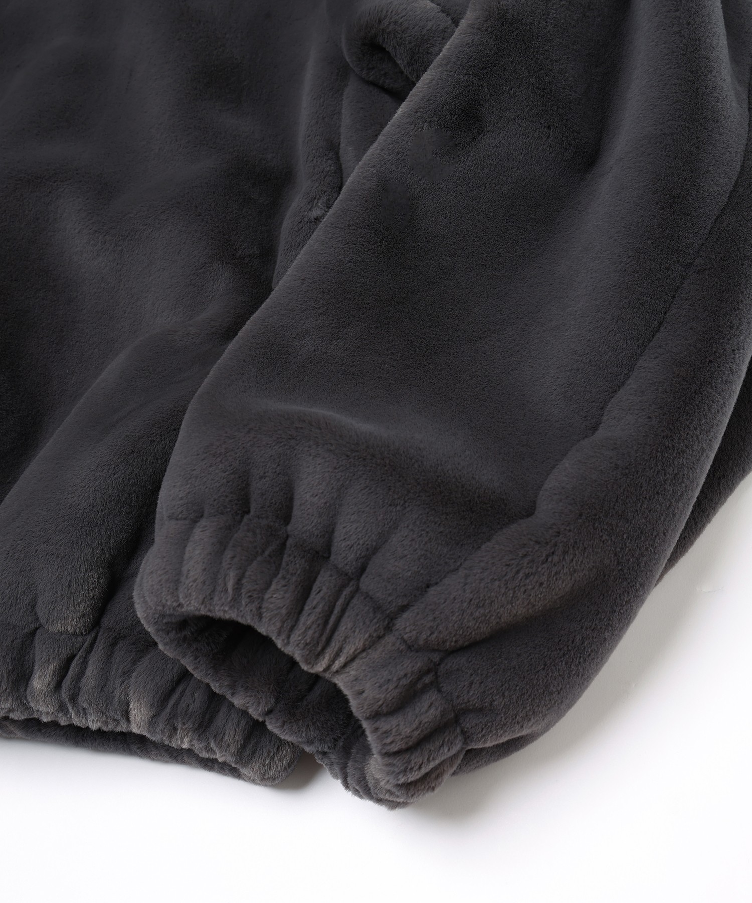 Clean Eco Fur Zip Up Minimal MA-1 Blouson