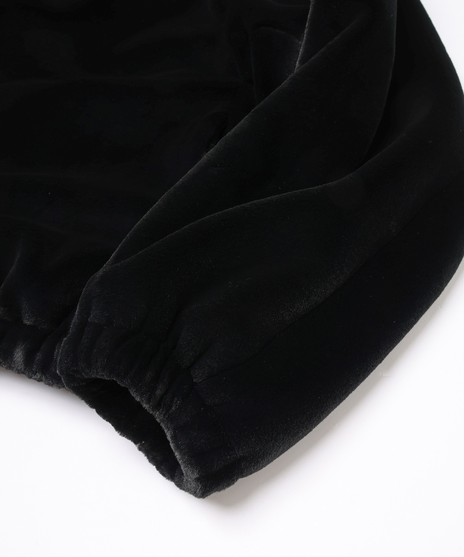 Clean Eco Fur Zip Up Minimal MA-1 Blouson