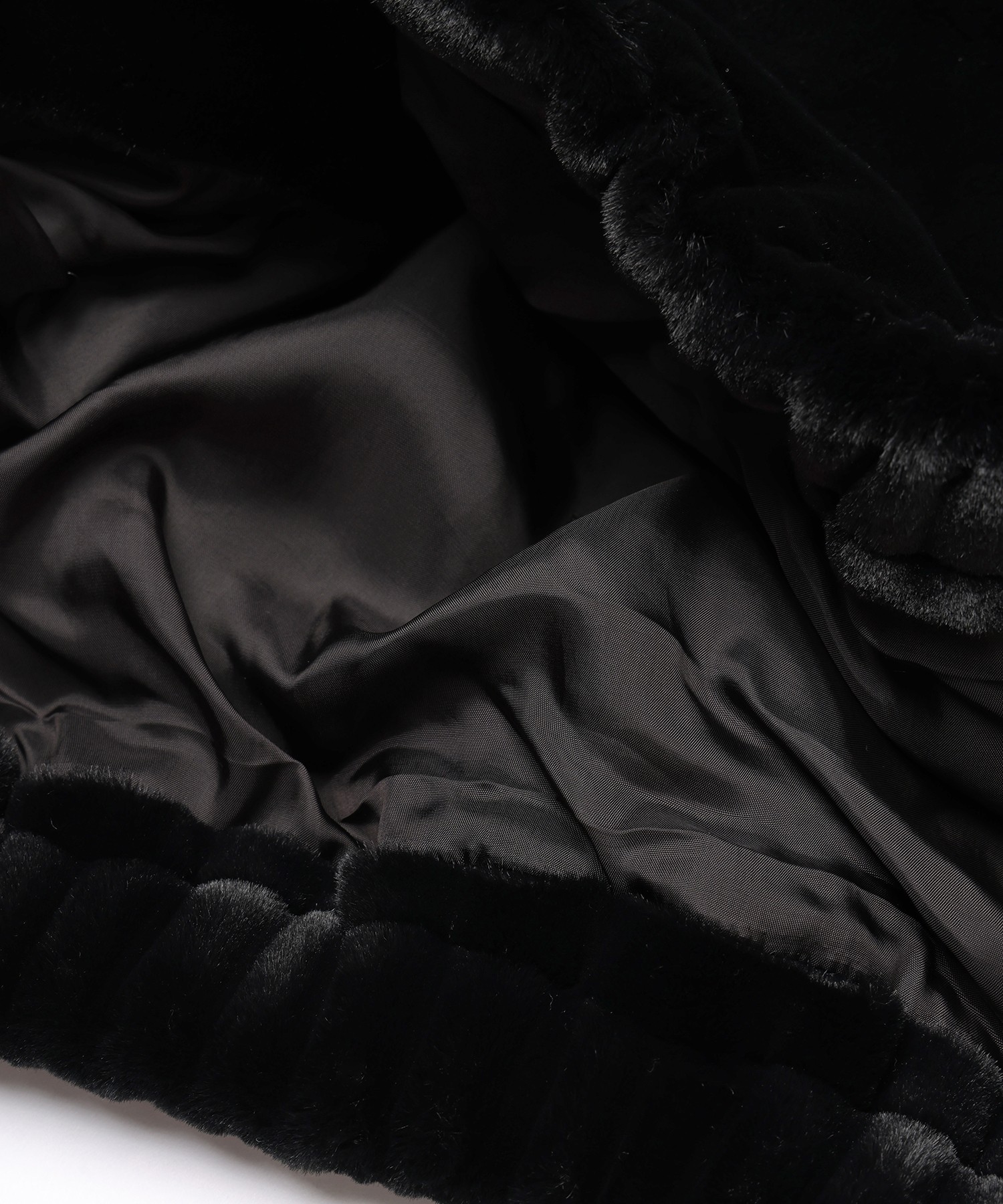 Clean Eco Fur Zip Up Minimal MA-1 Blouson