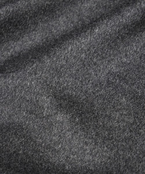 Pure Cashmere Melton Minimal Jacket