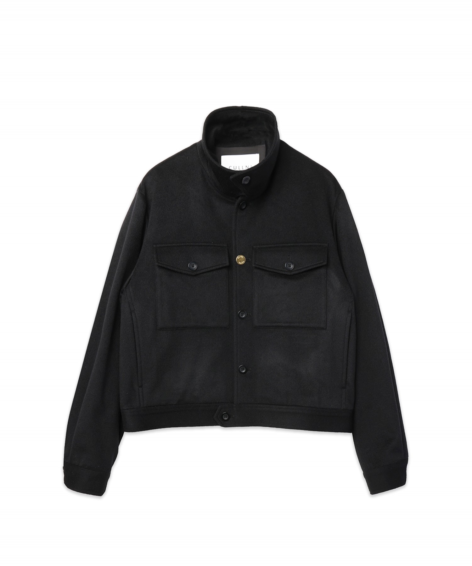Pure Cashmere Melton Minimal Jacket