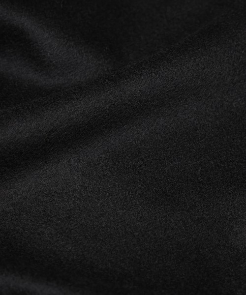 Pure Cashmere Melton Minimal Jacket