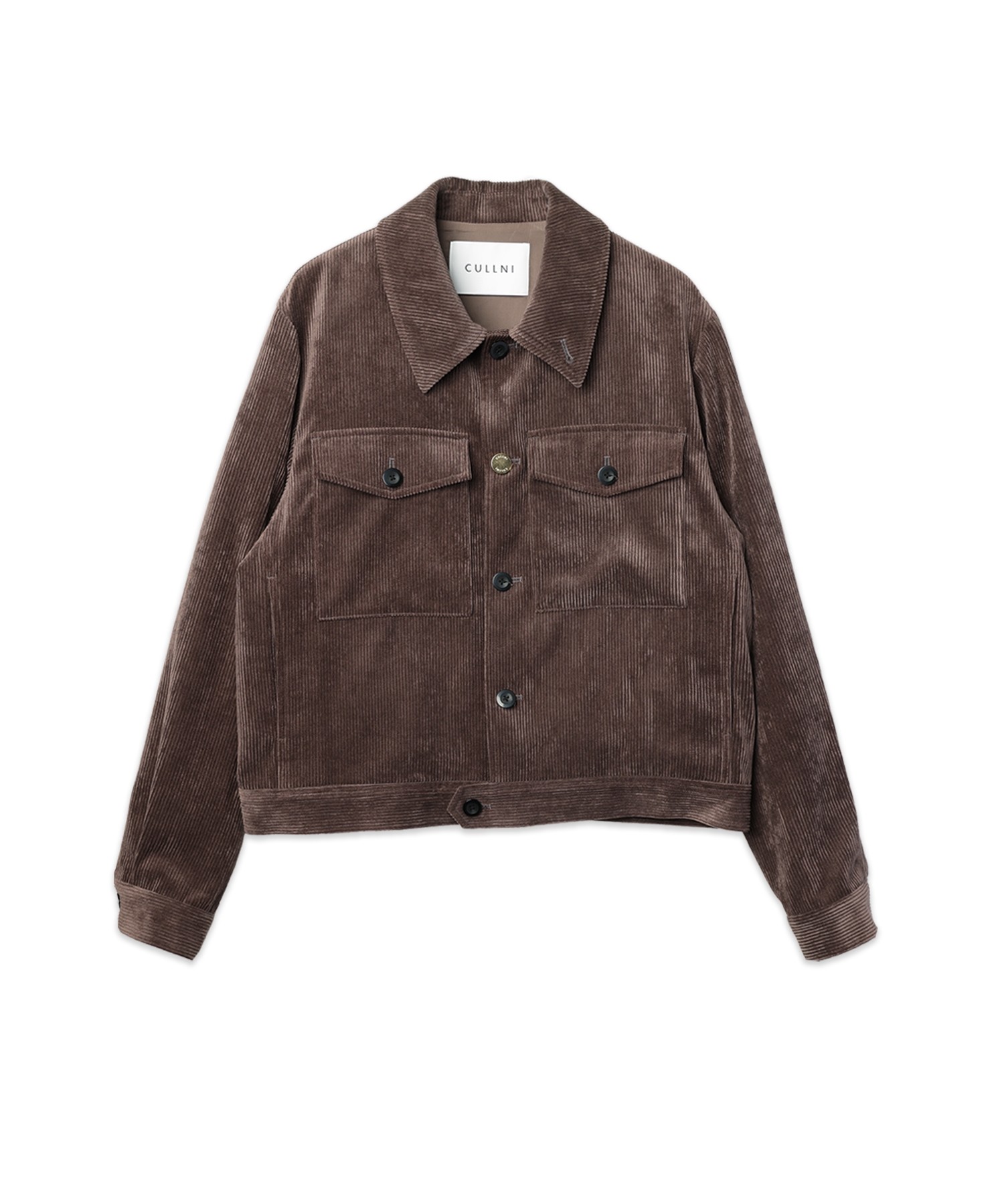 Wide Wale Corduroy Minimal Jacket