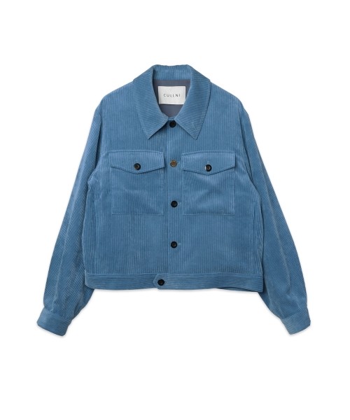 Wide Wale Corduroy Minimal Jacket