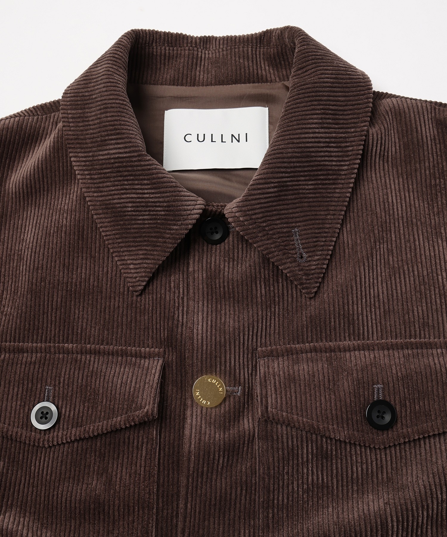 Wide Wale Corduroy Minimal Jacket