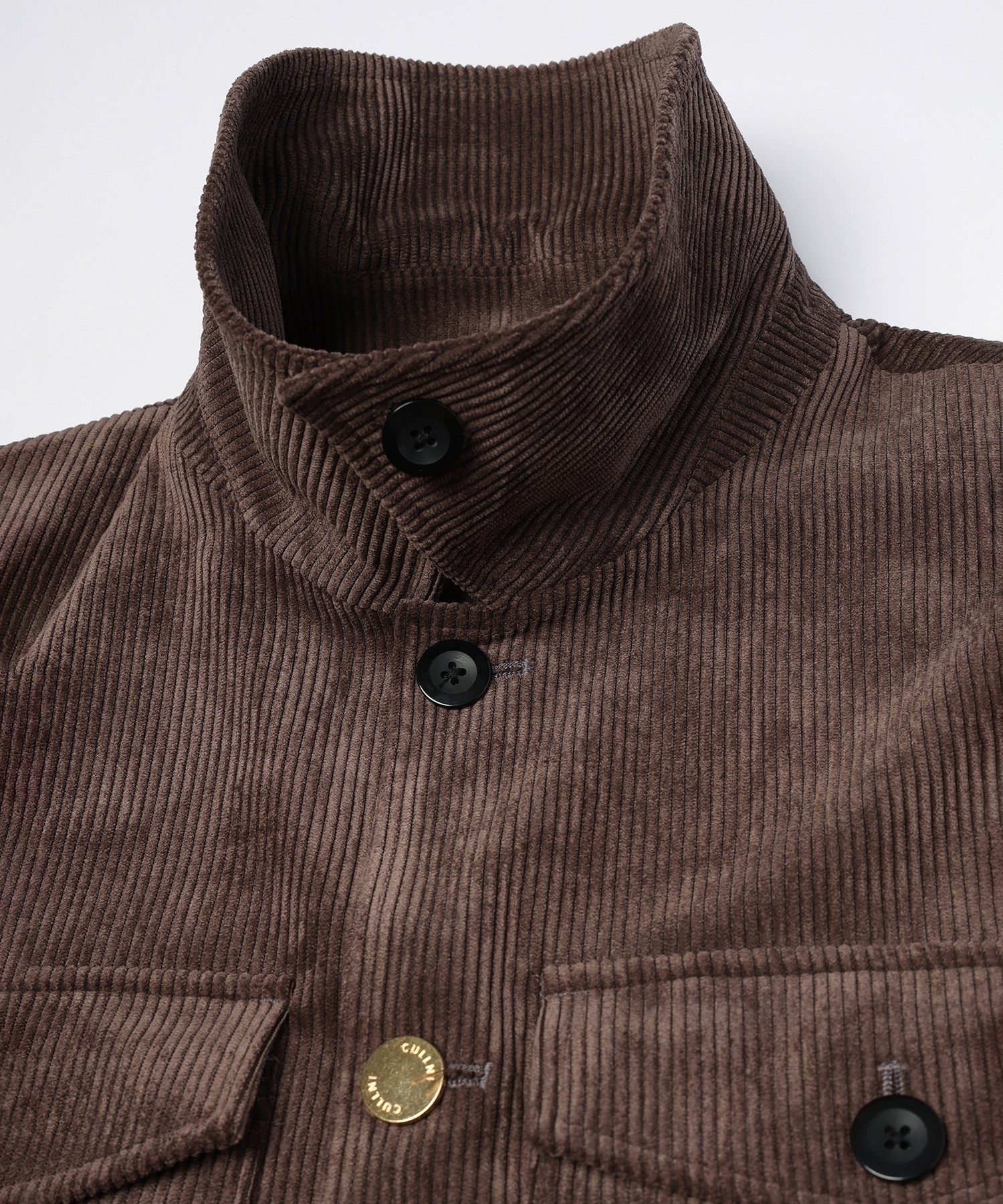 Wide Wale Corduroy Minimal Jacket