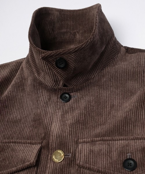 Wide Wale Corduroy Minimal Jacket