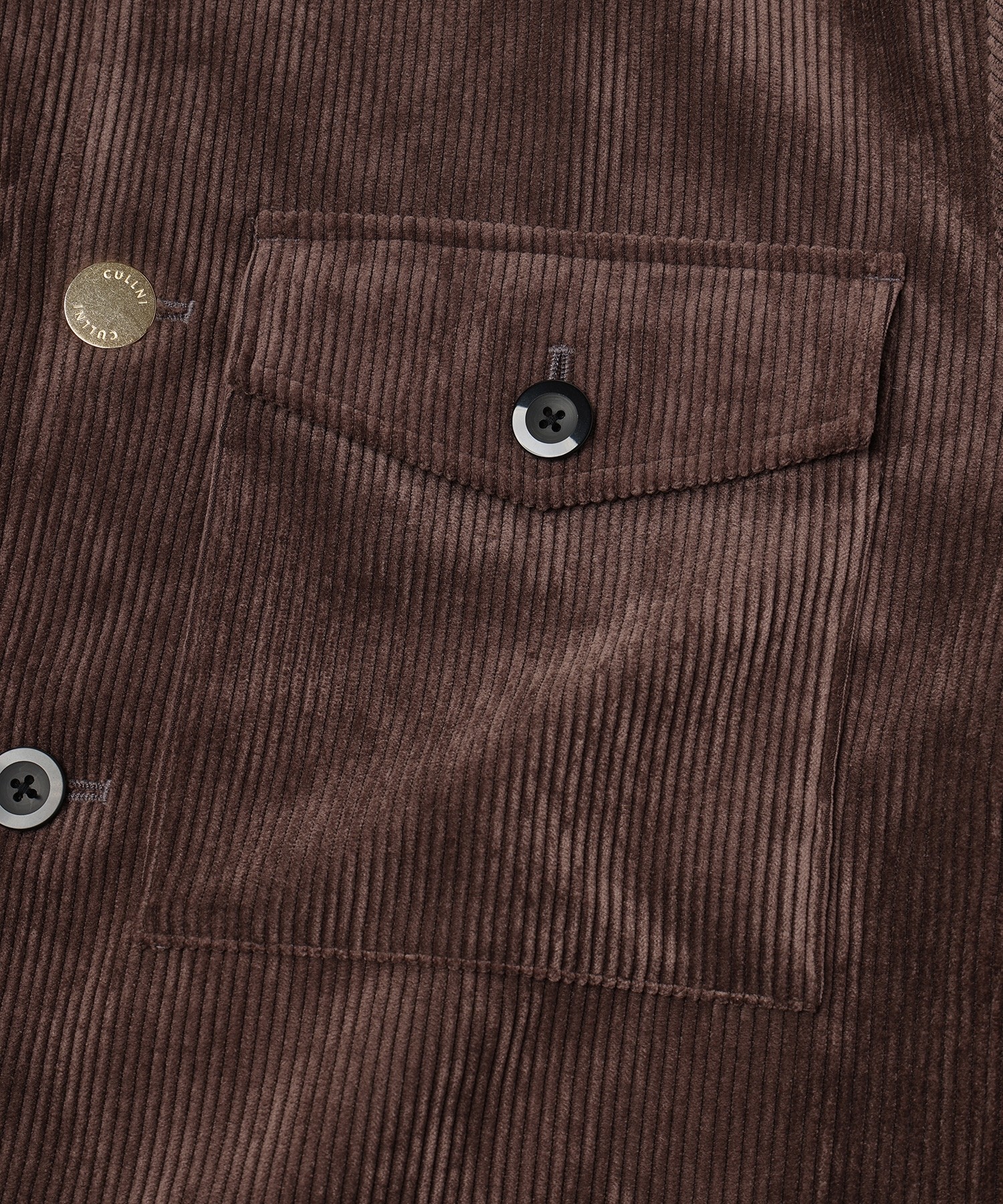 Wide Wale Corduroy Minimal Jacket