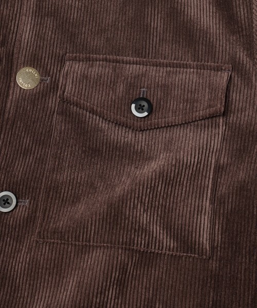 Wide Wale Corduroy Minimal Jacket
