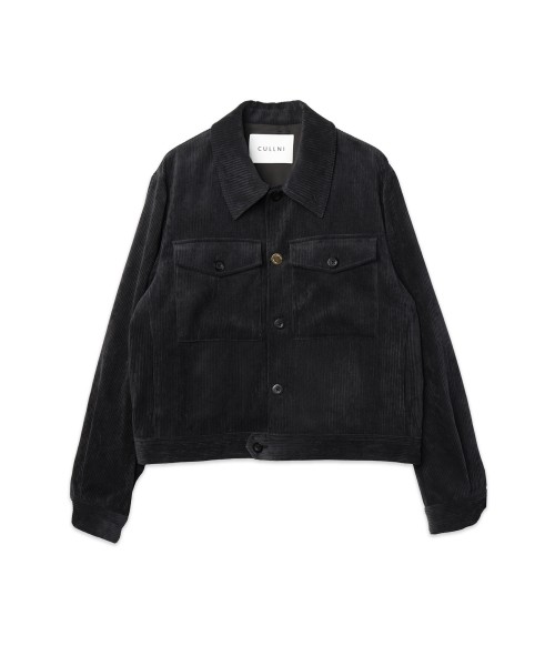 Wide Wale Corduroy Minimal Jacket