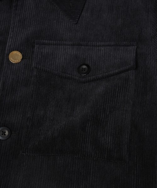 Wide Wale Corduroy Minimal Jacket