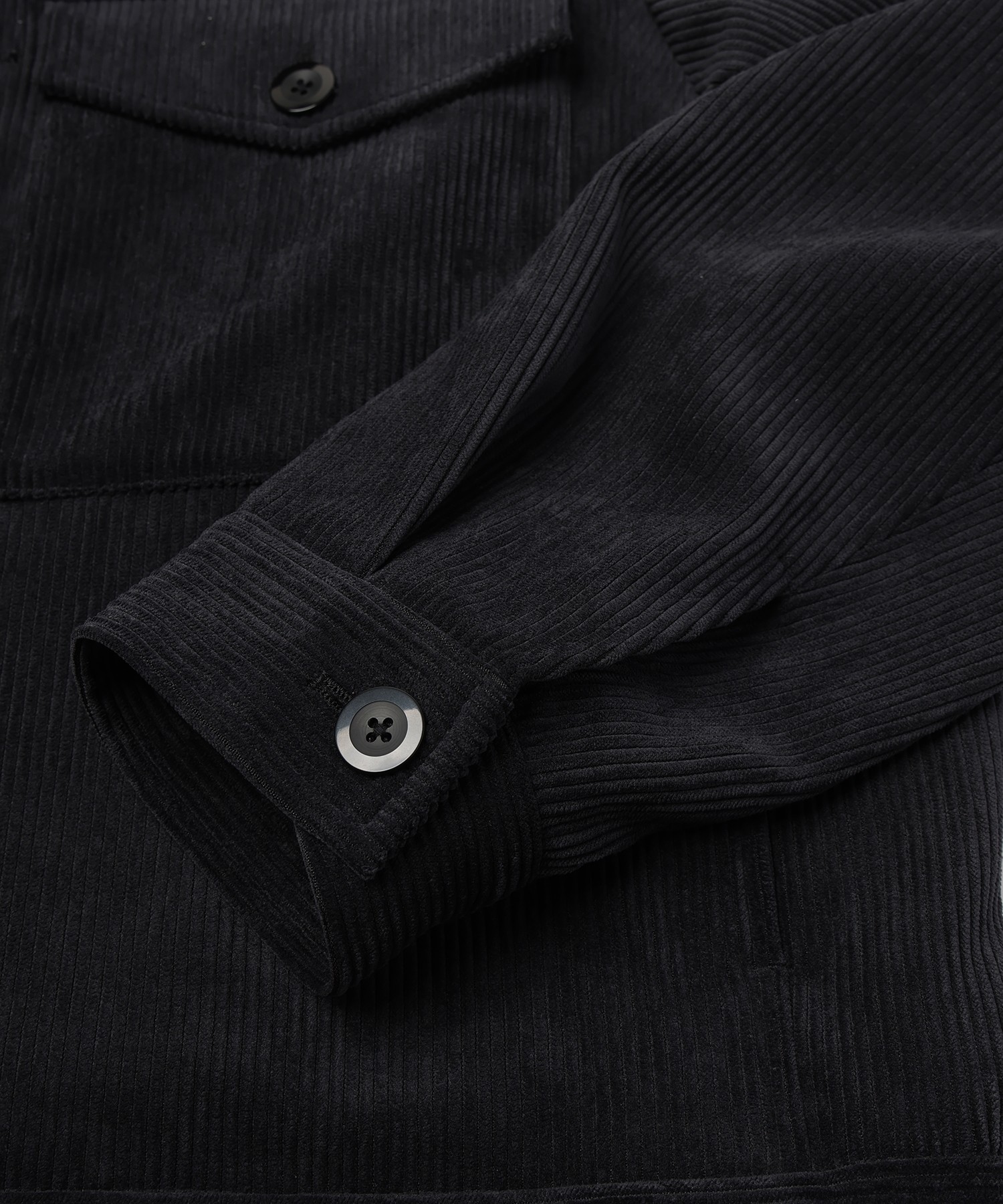 Wide Wale Corduroy Minimal Jacket