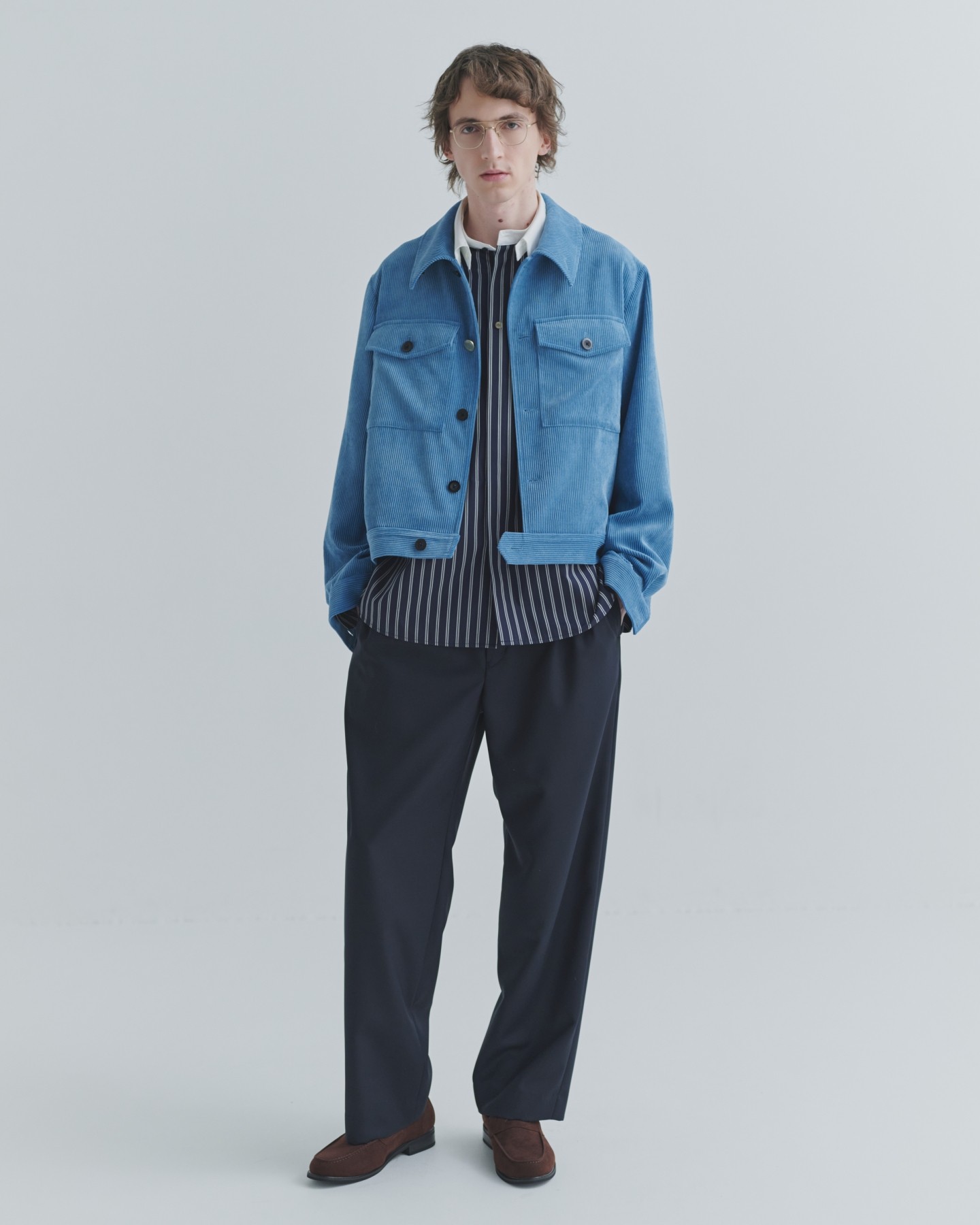 Wide Wale Corduroy Minimal Jacket
