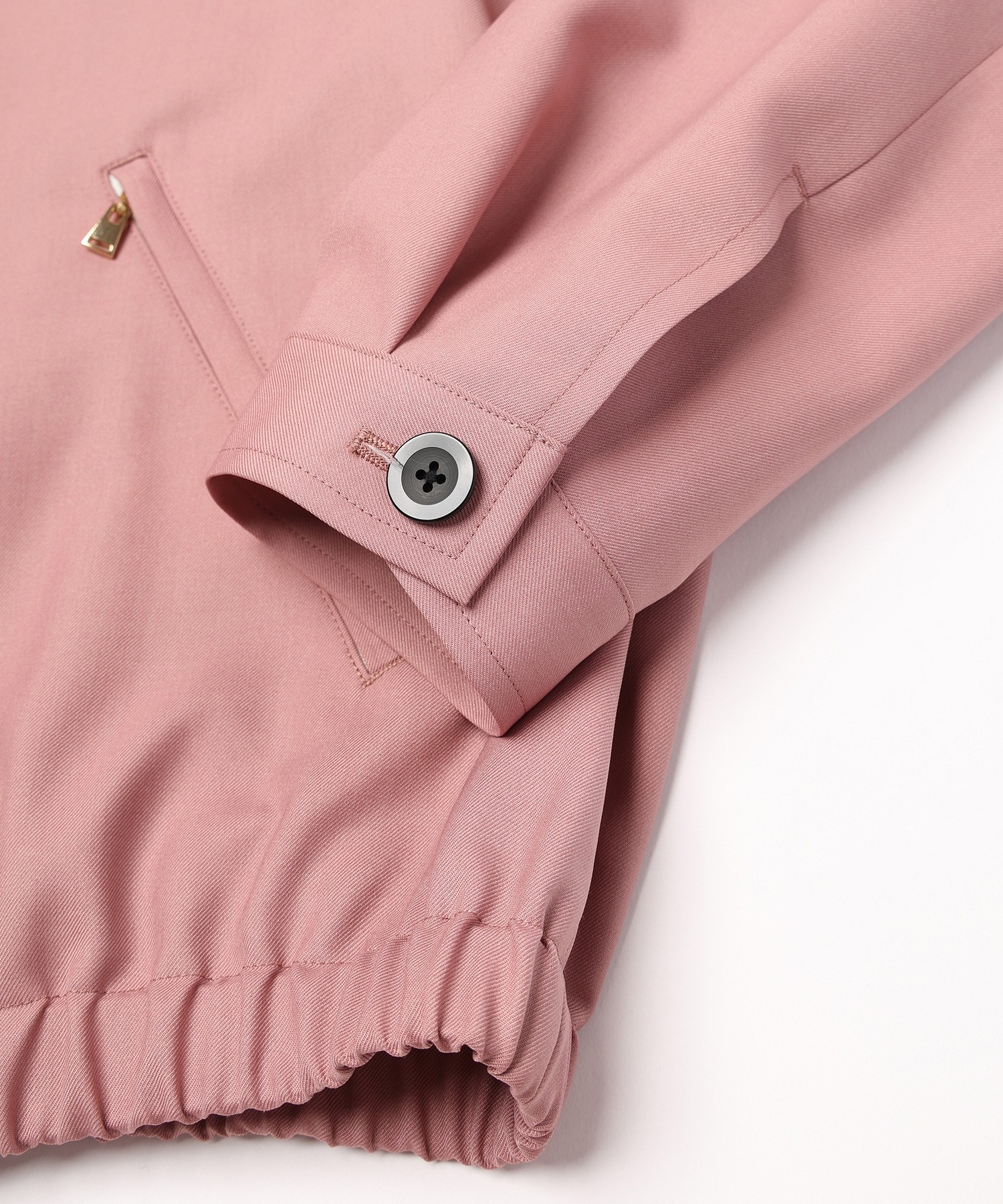 Dry Gabardine Tailored Collar Blouson