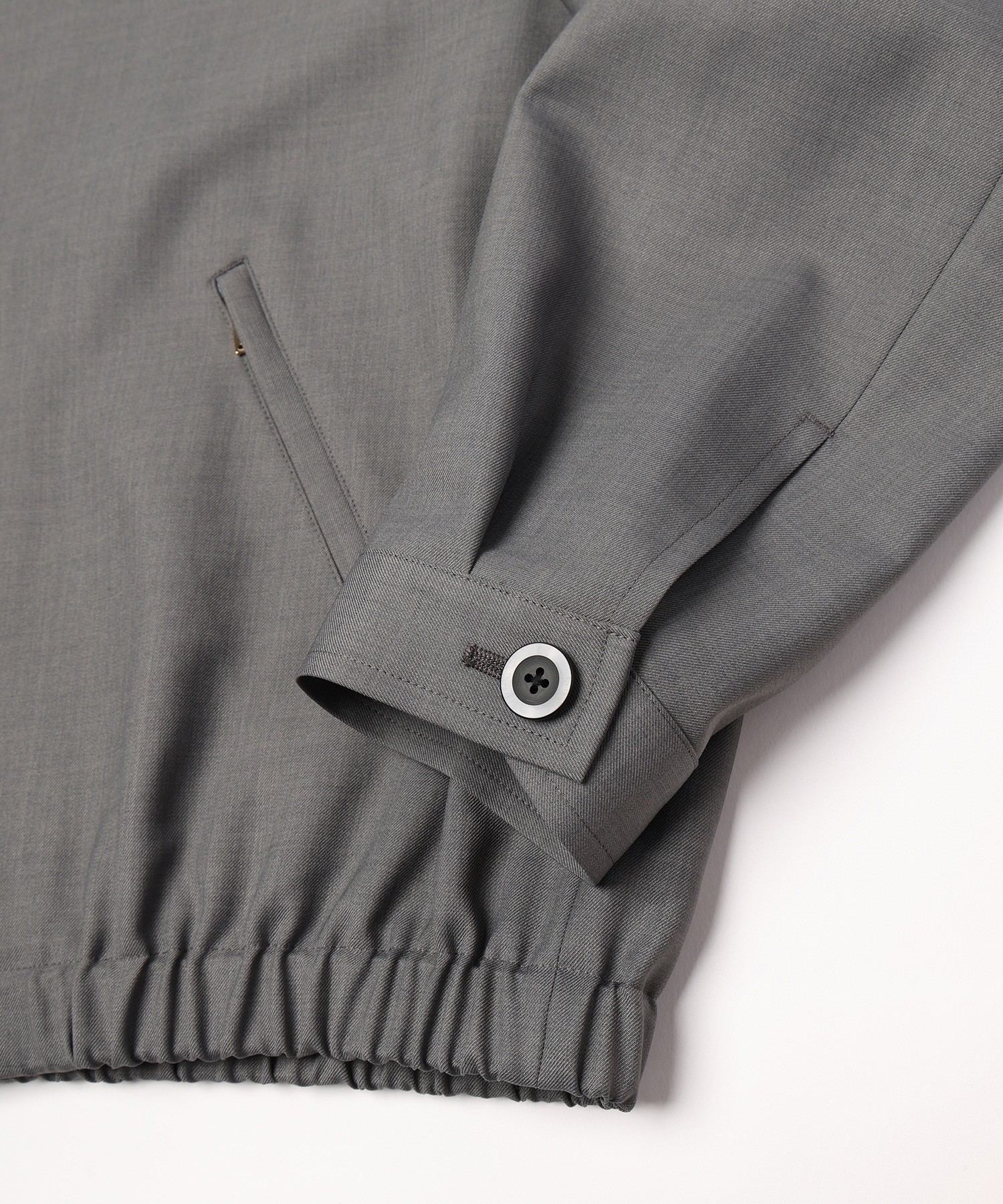 Dry Gabardine Tailored Collar Blouson