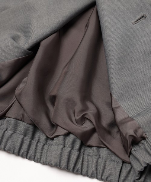 Dry Gabardine Tailored Collar Blouson