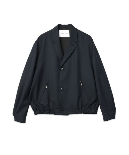 Dry Gabardine Tailored Collar Blouson