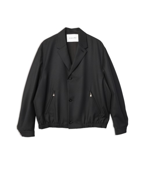 Dry Gabardine Tailored Collar Blouson