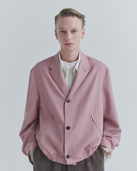 Dry Gabardine Tailored Collar Blouson