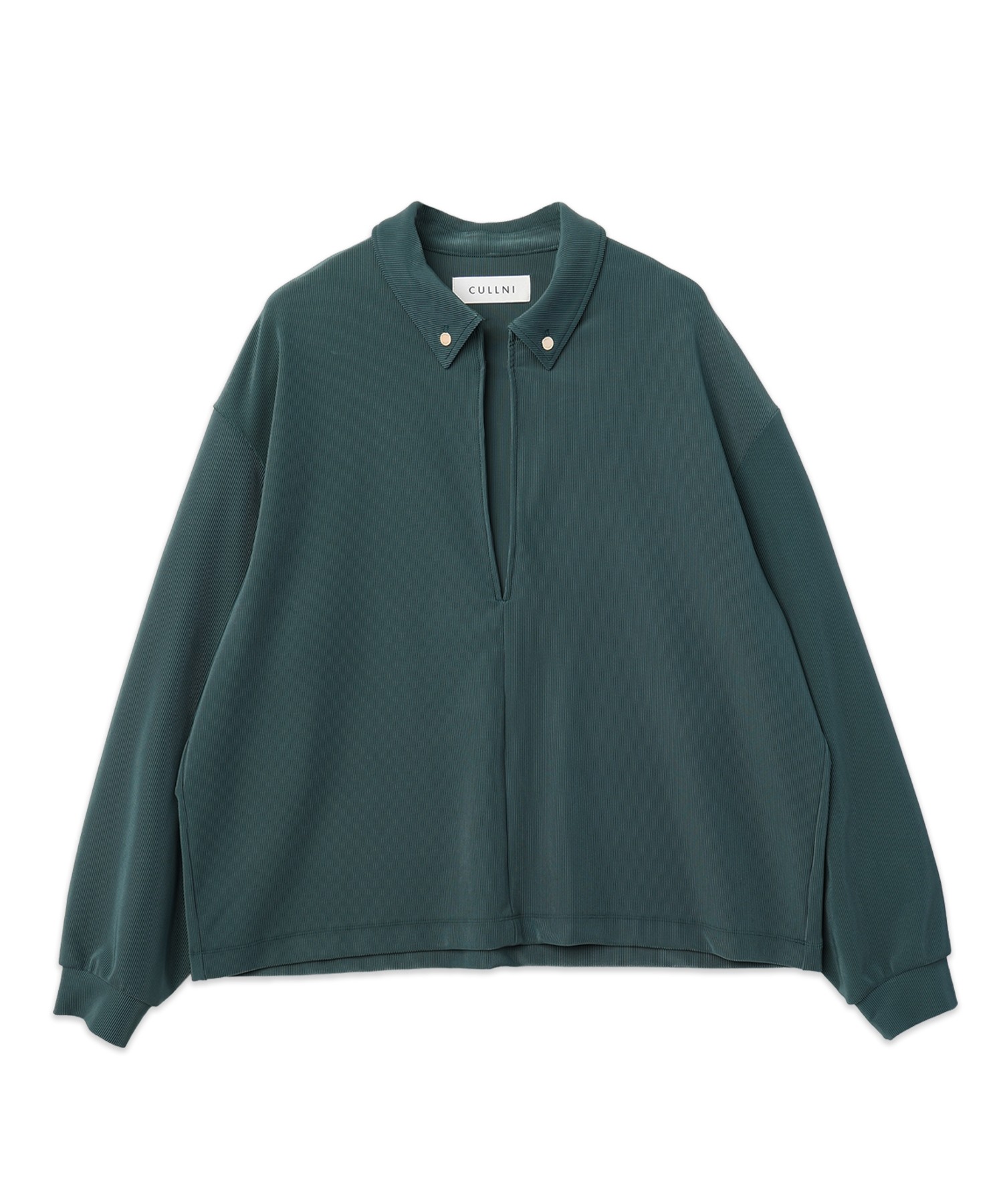 Stretch Fiber Cord Pique Skipper Collar Shirts