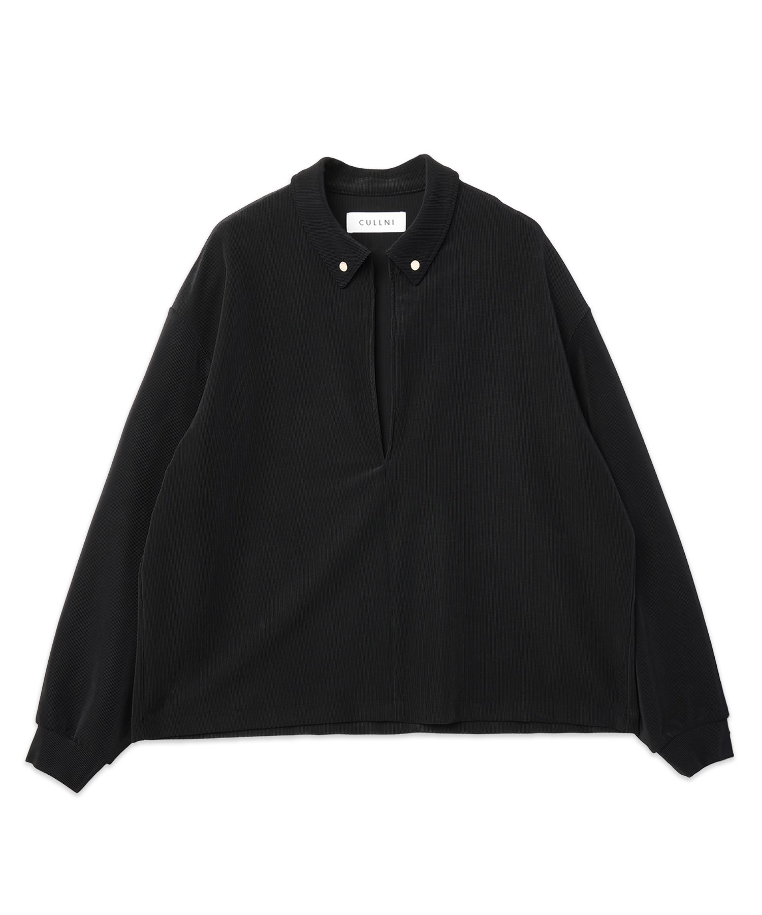 Stretch Fiber Cord Pique Skipper Collar Shirts
