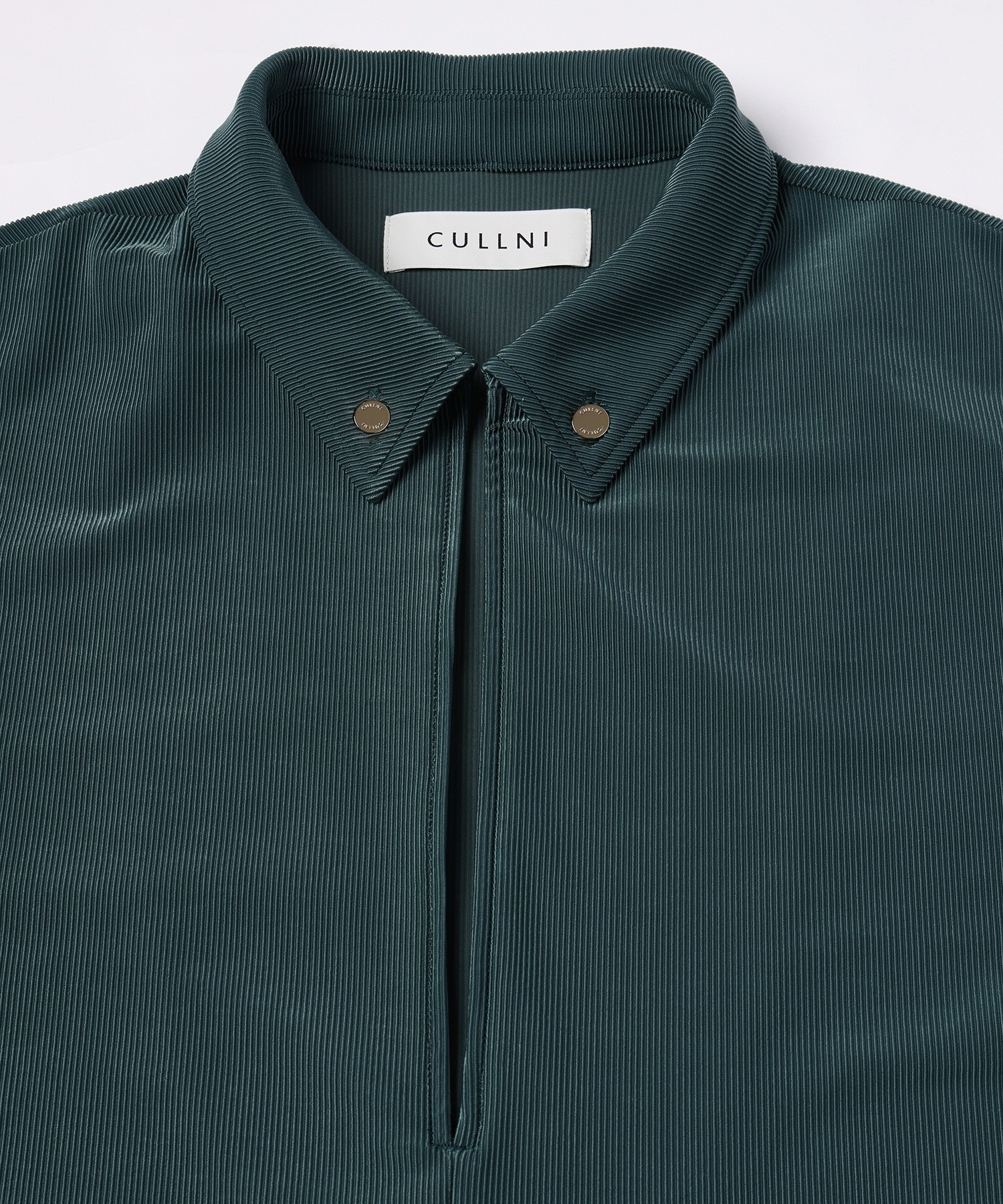 Stretch Fiber Cord Pique Skipper Collar Shirts