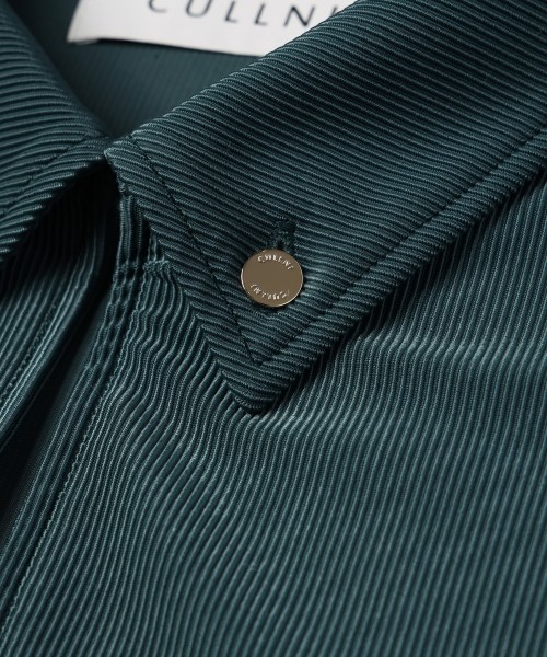 Stretch Fiber Cord Pique Skipper Collar Shirts